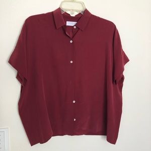 Everlane Square Silk Shirt